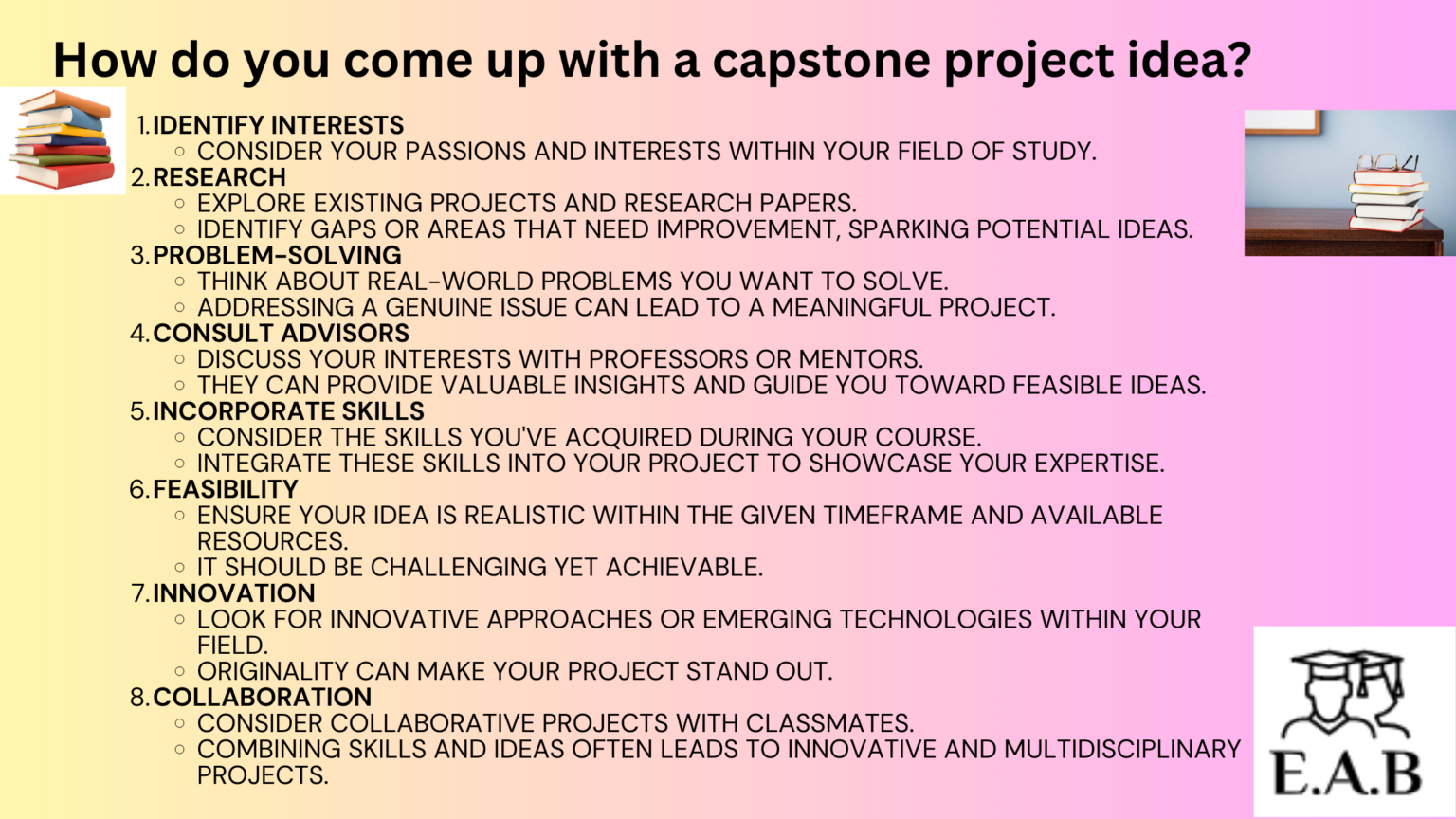 200+ Top Capstone Projects Ideas